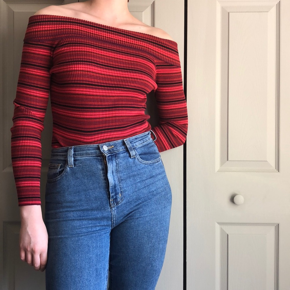 off the shoulder top ❤️